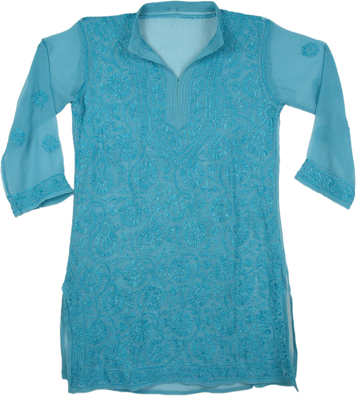 St Barth Tunic Top Shirt with Embroidery