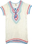 Short Sleeve Lighthearted Crochet Tunic