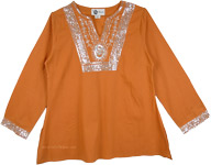 Tuscany Ethnic Tunic with Embellished Sparkle