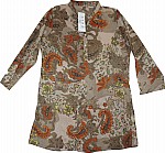 Sequined Paisley Long Tunic