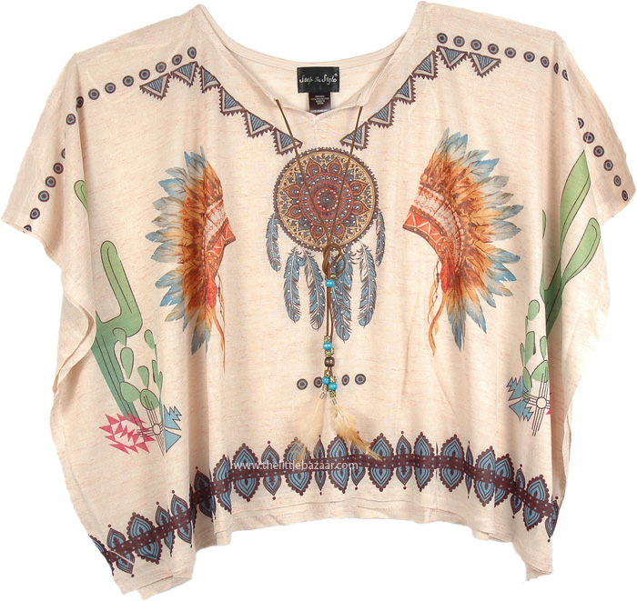 red indian shirt