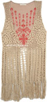 Quicksand Cowgirl Gypsy Knit Vest with Fringe