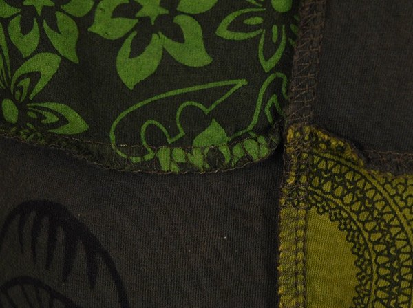 Moss Meadow Patchwork Hippie Tank