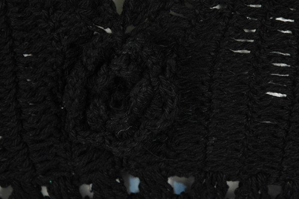 Midnight Crochet Dreams Halter Crop Top