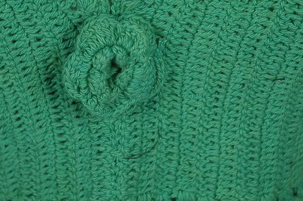 Emerald Echo Boho Crochet Bralette Top
