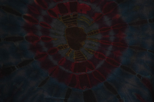 Cosmic Eclipse Tie-Dye Festival Crop Top