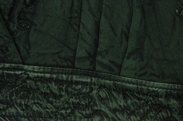 Mallard Green Embroidered Halter Bralette Top