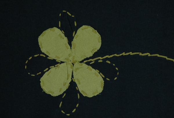 Moody Green Handcrafted Boho Cotton Tee