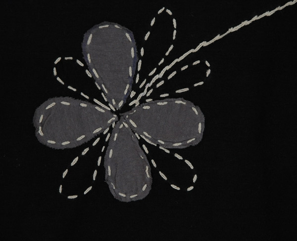 Ashen Twilight Handcrafted Boho Cotton Tee