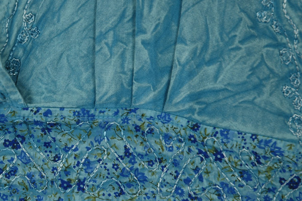 Sky Blue Boho Festival Halter Bralette Top