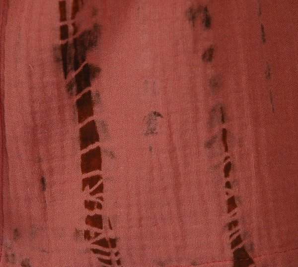 Rose Clay Tie Dye Boho Backless Halter Top