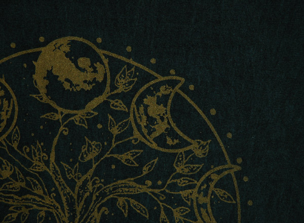 Teal Earthchild Tree Of Life Graphic Tee