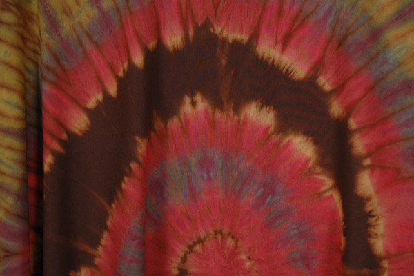 Chocolate Swirl Tie Dye Smooth Poncho Top