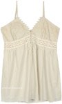 French Vanilla Bohemian Cotton Tank Top