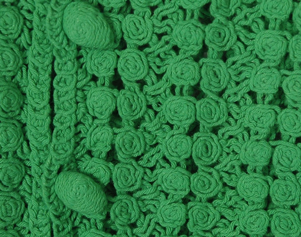 Lush Green Solid Bohemian Crochet Top