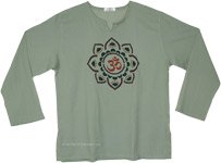 Princeton Orange Embroidered Sheer Tunic