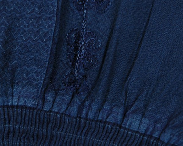 Royal Blues Butterfly Snug Crop Top