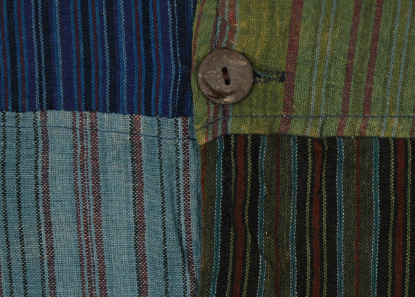 Alpine Striped Bohemian Patchwork Vest