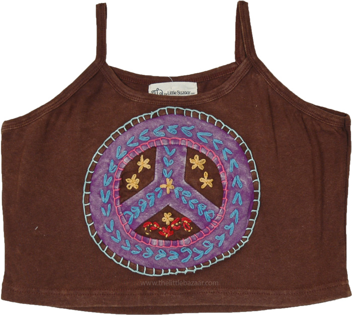 Royal Harmony Hippie Crop Tank Top