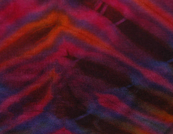 Purple Sizzle Tiedye Boho Crop Top