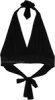 Raven Wing Boho Festival Halter Bralette Top