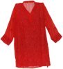 Only Red Sequins Ladies Tunic Top