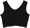 Black Raven Cotton Cropped Tank Top