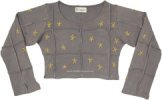 Twinkle Sky Long Sleeve Hippie Crop Top