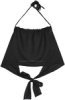 Simply Black Halterneck Crop Top