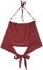 Brick Red Halterneck Beach Top