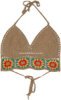 Huskie Fun Crochet Tie Up Bralette