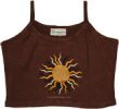 Verdure Green Tie Front Knit Solid Top