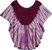Mulberry Wood Tie Dye Poncho Top