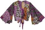Colorful Forest Tribal Small Side Sling Bag