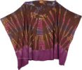 Boho Chic Tie Dye Poncho Top