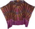 Boho Chic Tie Dye Poncho Top