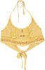 Golden Princess Halter Style Bralette Top