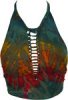Sunset Ombre Tie Dye Halter Bralette Top