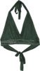 Mallard Green Embroidered Halter Bralette Top