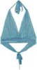 Sky Blue Boho Festival Halter Bralette Top