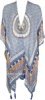 Elegant Elephant Kimono Drape Long Poncho