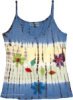 Cornflower White Cotton Summer Shirt