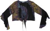 Orange Hues Hippie Patchwork Unisex Full Sleeve Shirt