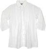 Ivory Beauty Button Down Cotton Summer Shirt with Embroidery