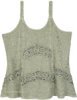 Pistachio Green Bohemian Fairy Tank Top