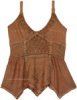 Fiesta Fringe Handmade Cropped Tank Top