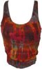 Caldera Red Tiedye Soft Crop Top