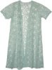 Sea Green Net Kimono Coverup