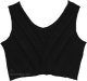 Black Raven Cotton Cropped Tank Top