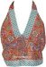 Reversible Exotica Blue Halter Top